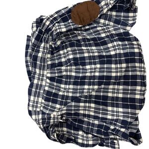 Boys Plaid RL Shirt with Elbow Patch